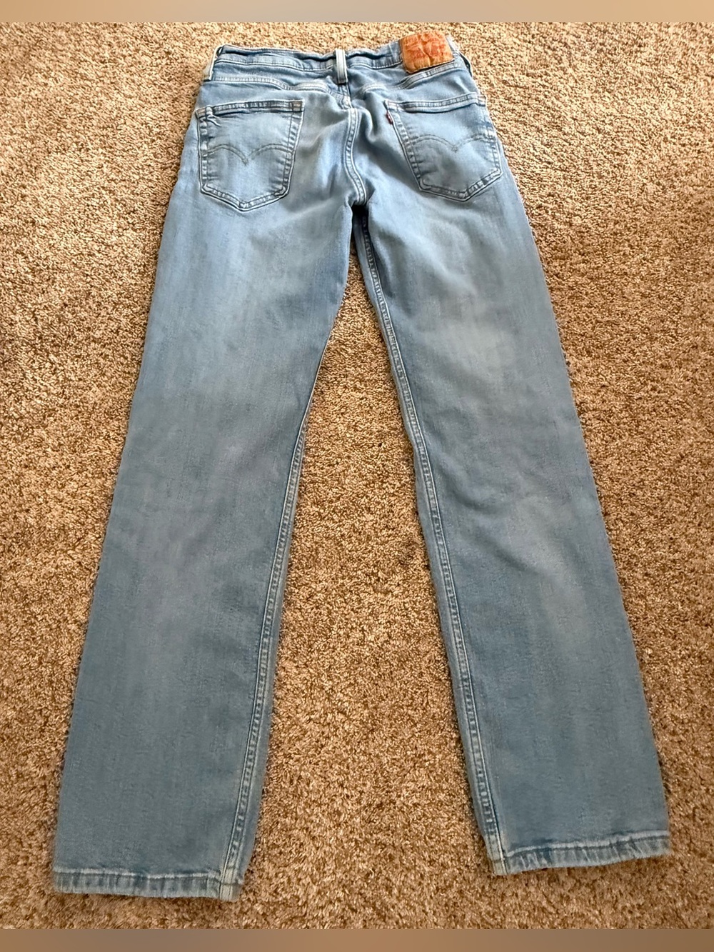Levi Strauss & Co Light Wash Straight Leg Jeans W31 L32 Denim - Picture 3 of 4